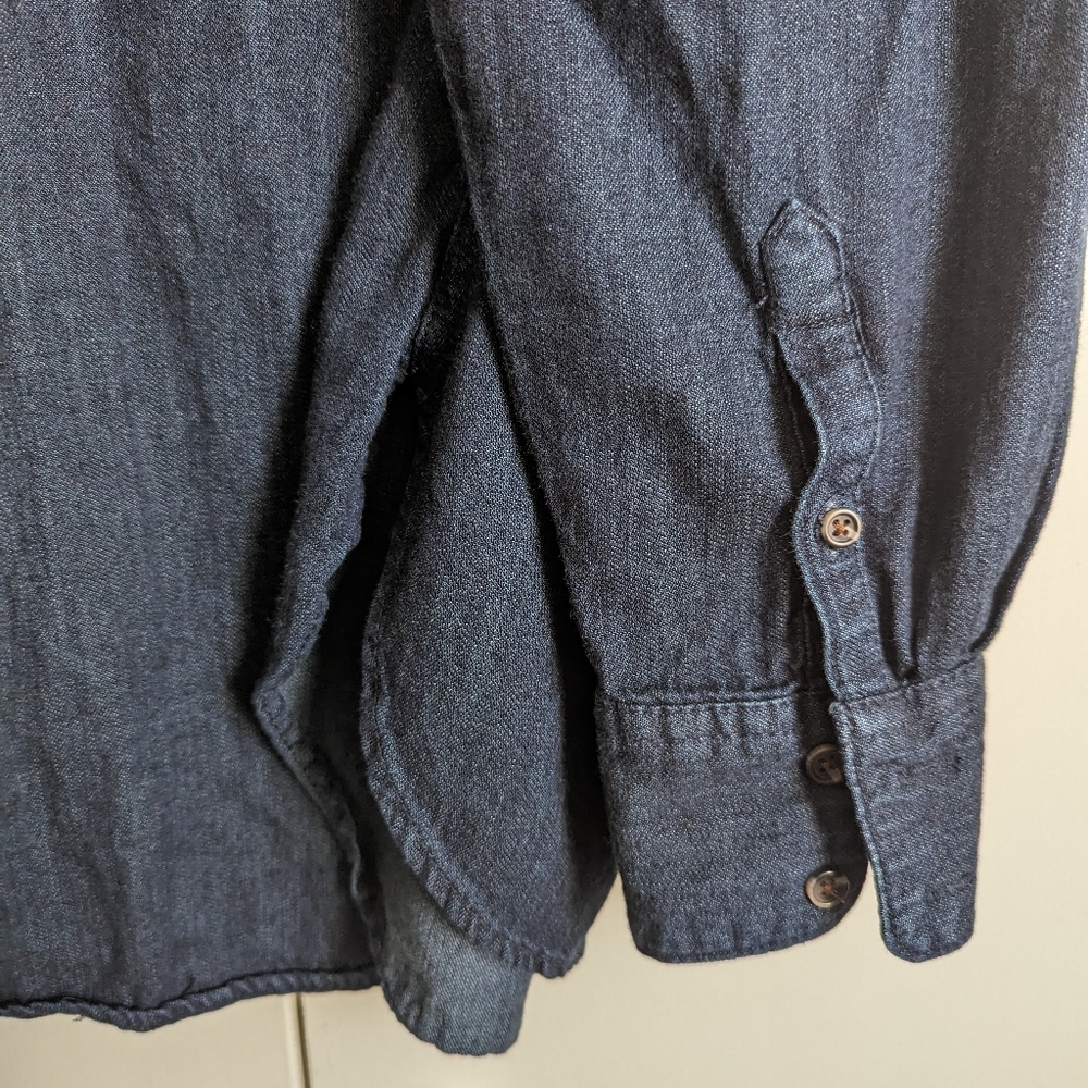 Dark Denim Button Up - Picture 4 of 7